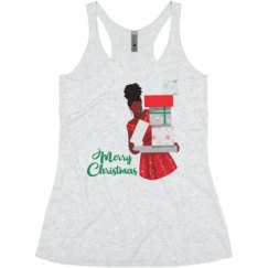 Ladies Slim Fit Super Soft Racerback Triblend Tank