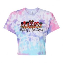 Women's Tie Dye Crop Top Tee