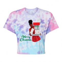 Women's Tie Dye Crop Top Tee