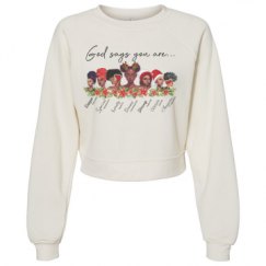 Women's Raglan Pullover Fleece