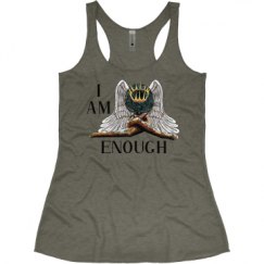 Ladies Slim Fit Super Soft Racerback Triblend Tank