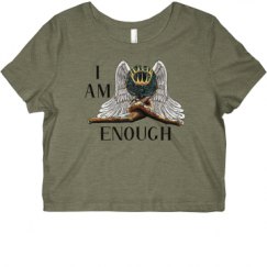 Ladies Slim Fit Crop Top Tee