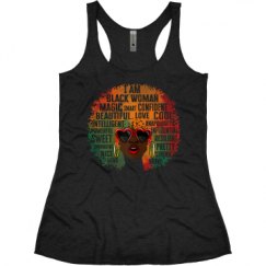 Ladies Slim Fit Super Soft Racerback Triblend Tank