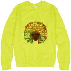 Unisex Neon Crewneck Sweatshirt