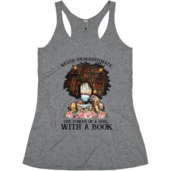 Ladies Slim Fit Super Soft Racerback Triblend Tank