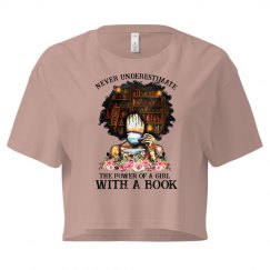 A Girl With A Book CALI CROP TOP TEE