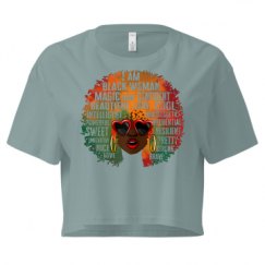 Ladies Festival Cali Crop Top Tee