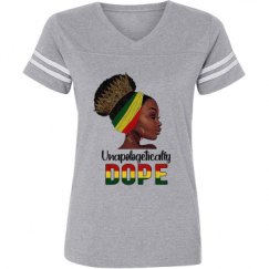 Ladies Relaxed Fit Vintage Sports Tee