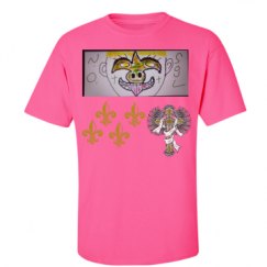 Unisex Ultra Cotton Safety Neon Crewneck Tee