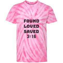 Youth Tie-Dye Cyclone Pinwheel Tee