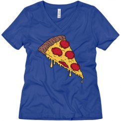 Ladies Relaxed Fit V-Neck Tee