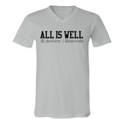 Unisex V-Neck Jersey Tee