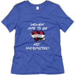 Ladies Relaxed Fit Super Soft Triblend Tee