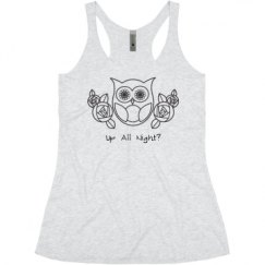 Ladies Slim Fit Super Soft Racerback Triblend Tank