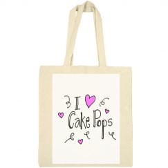 i love cakepops tote