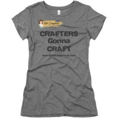 Ladies Slim Fit Super Soft Triblend Tee