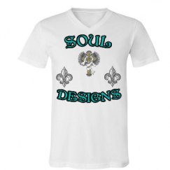 Unisex V-Neck Jersey Tee