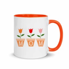 11oz Ceramic Mug with Color Inside