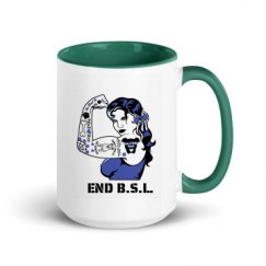 15oz Ceramic Mug with Color Inside