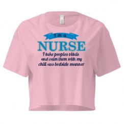 Ladies Festival Cali Crop Top Tee