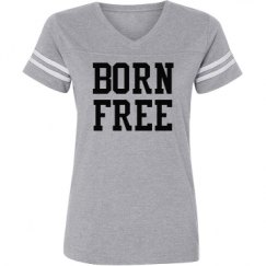 Ladies Relaxed Fit Vintage Sports Tee