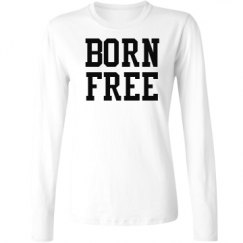 Ladies Relaxed Fit Basic Long Sleeve Tee