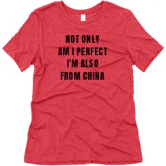 Ladies Relaxed Fit Super Soft Triblend Tee