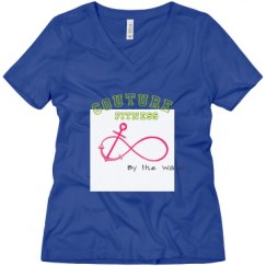 Ladies Relaxed Fit V-Neck Tee