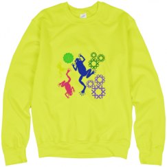 Unisex Neon Crewneck Sweatshirt