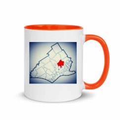 11oz Ceramic Mug with Color Inside