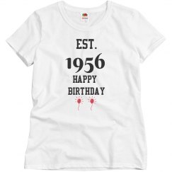 Born 1956 birthday shirt
