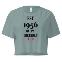 Ladies Festival Cali Crop Top Tee