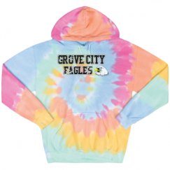 Unisex Tie-Dye Fleece Hoodie