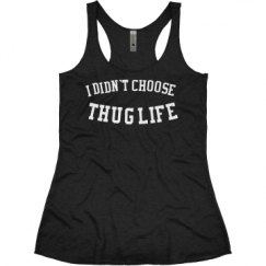 Ladies Slim Fit Super Soft Racerback Triblend Tank