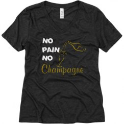 Ladies Relaxed Fit Super Soft Triblend V-Neck Tee