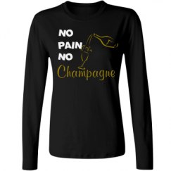 Ladies Relaxed Fit Basic Long Sleeve Tee