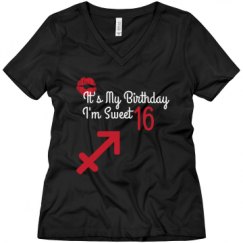 Ladies Relaxed Fit V-Neck Tee