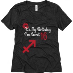 Ladies Relaxed Fit Super Soft Triblend V-Neck Tee