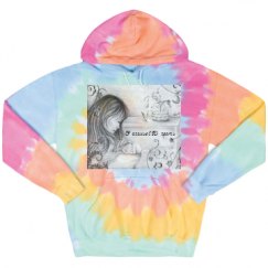 Unisex Tie-Dye Fleece Hoodie