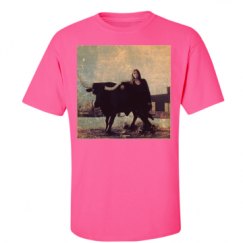 Unisex Ultra Cotton Safety Neon Crewneck Tee