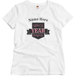 Customize birth year