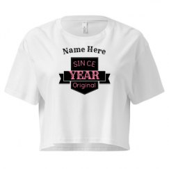 Ladies Festival Cali Crop Top Tee