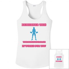 DONDIFITNESS WOMAN PERFORMANCE TANK  TOPS