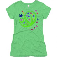 Ladies Slim Fit Super Soft Triblend Tee
