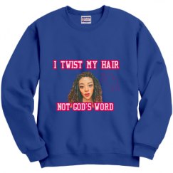 Unisex Film and Foil Crewneck Sweatshirt