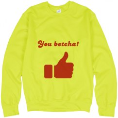 Unisex Neon Crewneck Sweatshirt