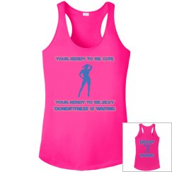 DONDIFITNESS LADIES RACERBACK TANK TOP