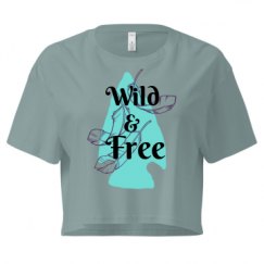 Ladies Festival Cali Crop Top Tee