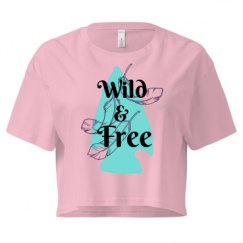 Ladies Festival Cali Crop Top Tee