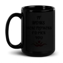 15oz Black Glossy Mug